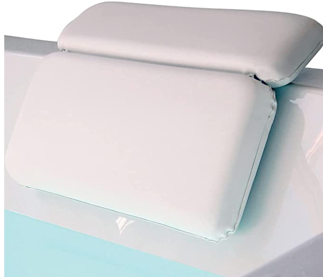 Image of pillow for the bath with gorilla grip