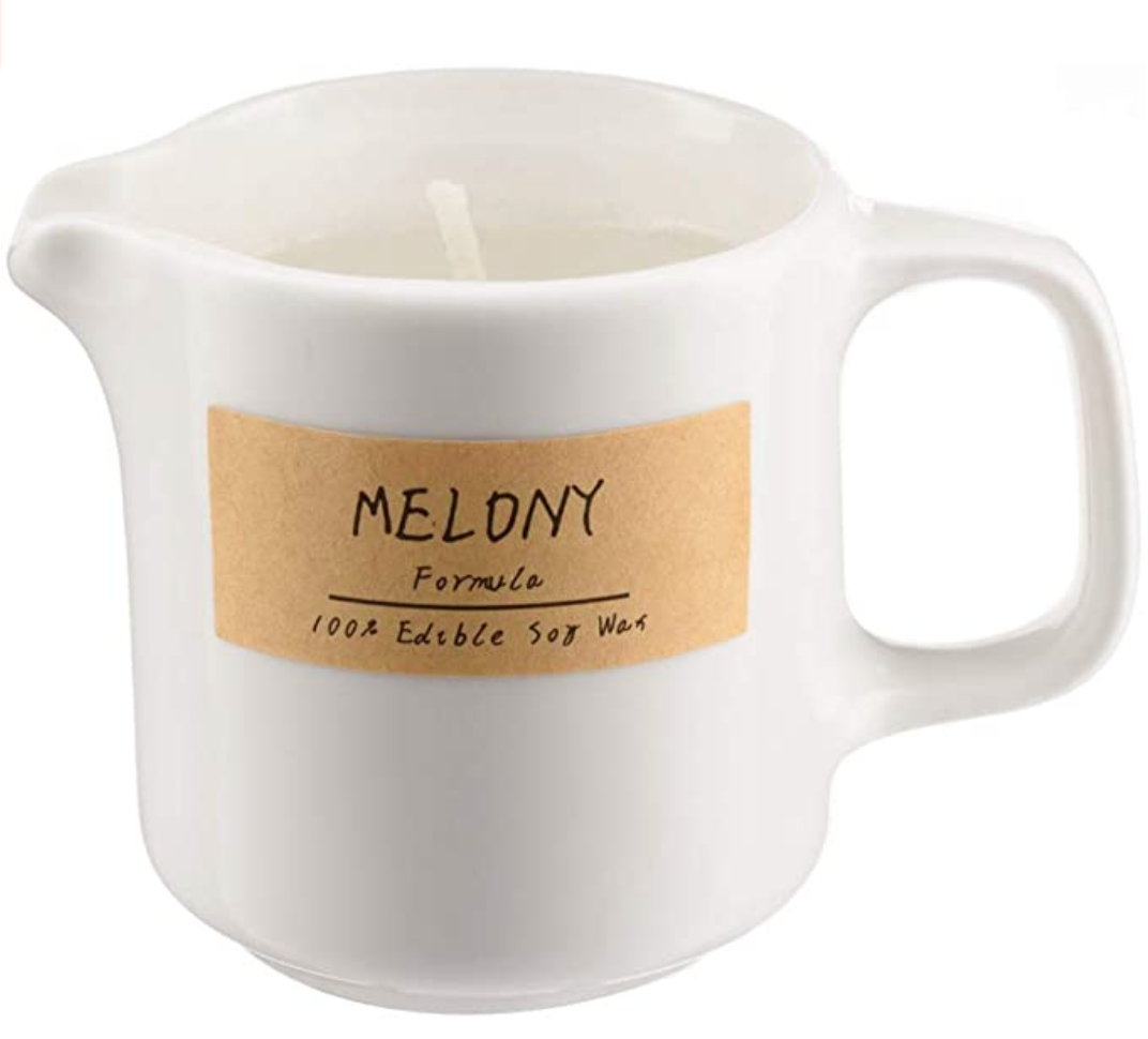 Image of edible massage oil candle